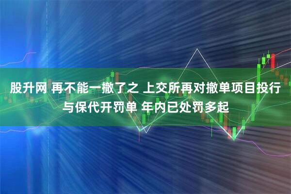 股升网 再不能一撤了之 上交所再对撤单项目投行与保代开罚单 年内已处罚多起