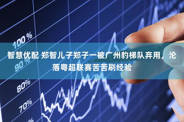 智慧优配 郑智儿子郑子一被广州豹梯队弃用，沦落粤超联赛苦苦刷经验